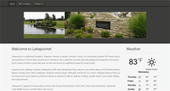Desktop Screenshot of lakepointehomeowners.com